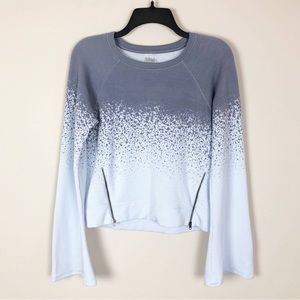 CALIA by Carrie Underwood Blue and White Ombre Sweatshirt